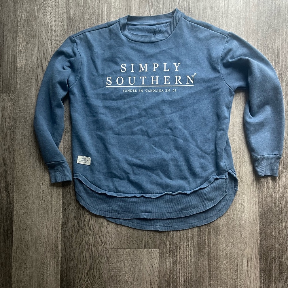 Simply Southern Denim Blue Pullover
